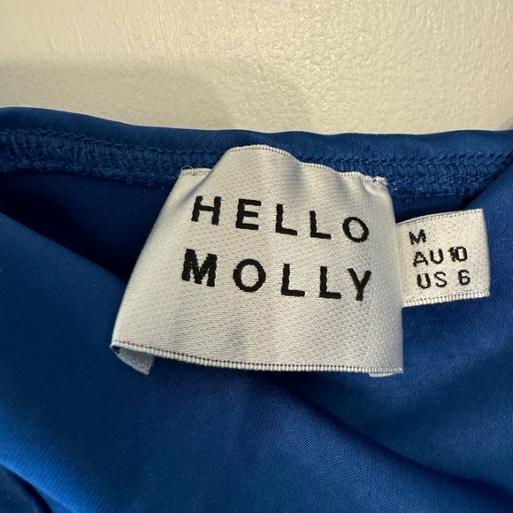 Hello Molly Blue Midi Slip Dress - Picture 4 of 6